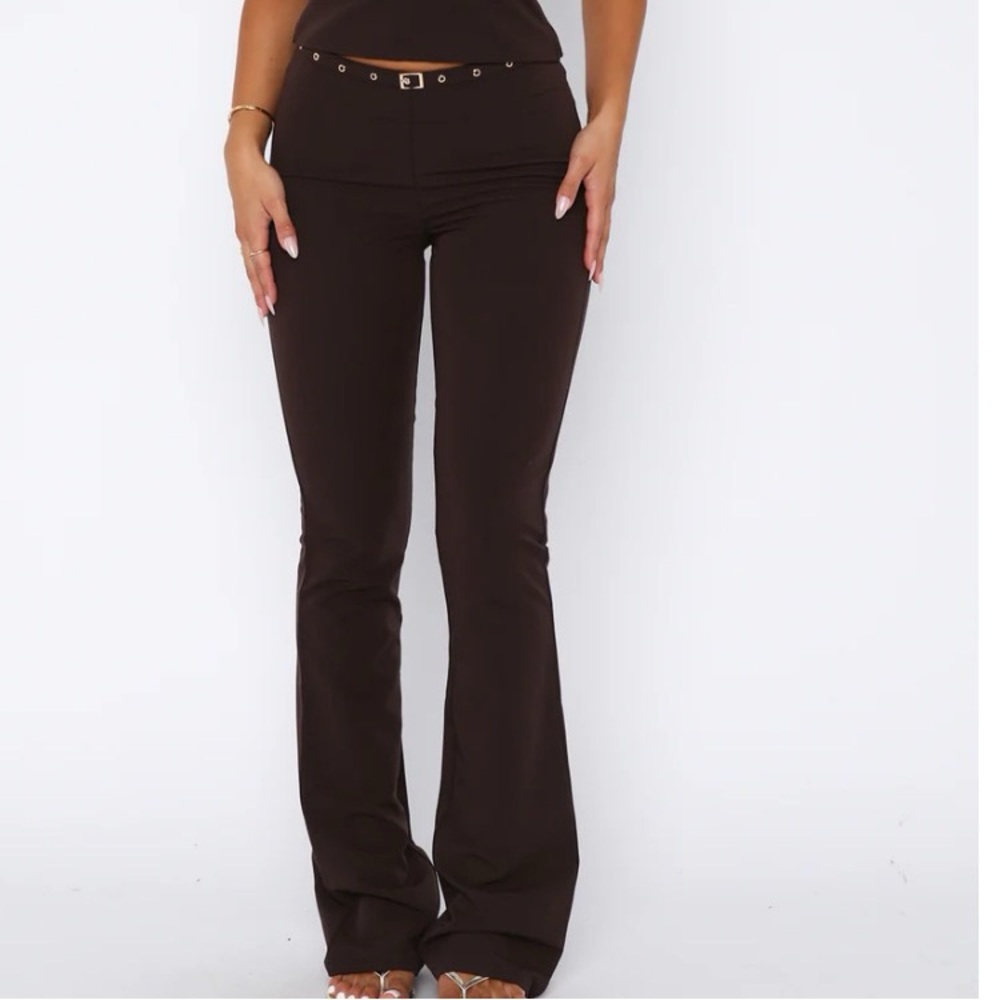 Low rise pants - white fox boutique